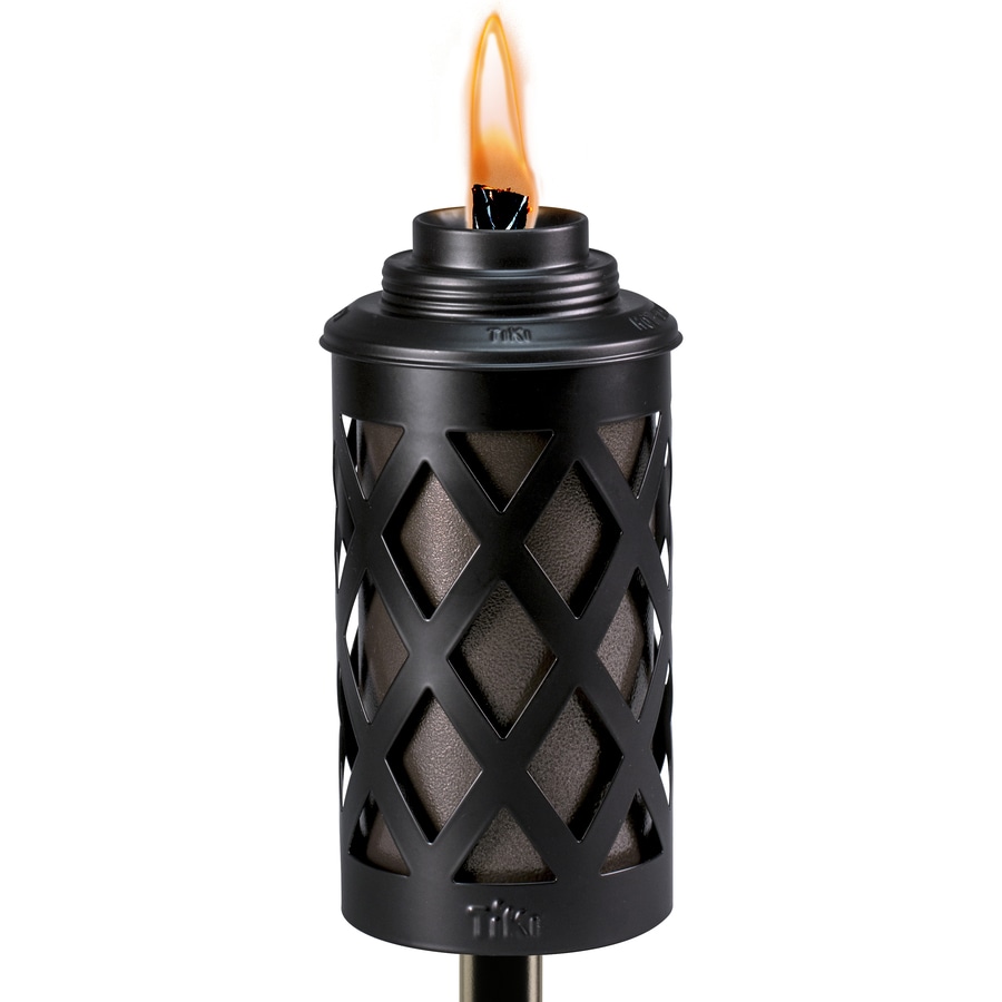TIKI 65-in Urban Metal Steel Citronella Garden Torch at Lowes.com