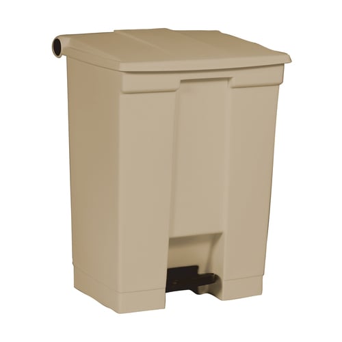 Rubbermaid Commercial Products StepOn 18Gallon Beige Indoor Garbage Can Lid(S) Included in the
