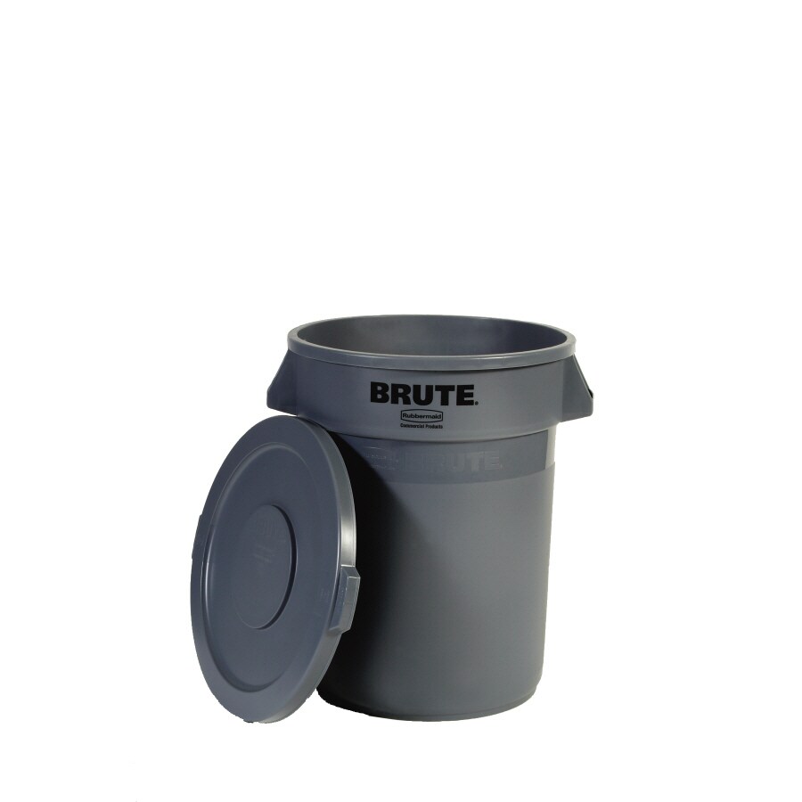 Rubbermaid FG864320 GRAY D  44 GAL BRUTE TRASH CAN (+73550