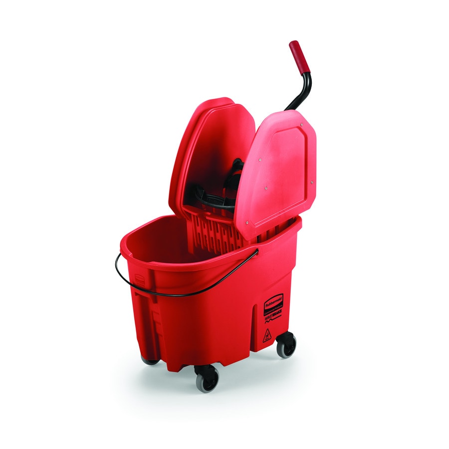 Rubbermaid Commercial Products WaveBrake 35Quart Commercial Mop Wringer Bucket w in the Mop