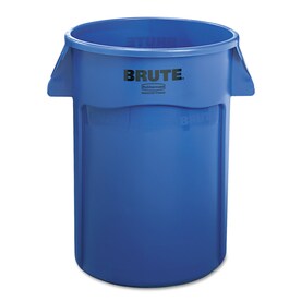 UPC 086876183580 product image for Rubbermaid Commercial Products Brute 44-Gallon Blue Plastic Trash Can | upcitemdb.com