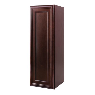 Continental Cabinets Inc 12 X 36 Merlot Wall Cabinet At Lowes Merlot Wall Cabinet At Lowes