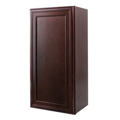 Continental Cabinets Inc 18 X 36 Merlot Wall Cabinet At Lowes Com