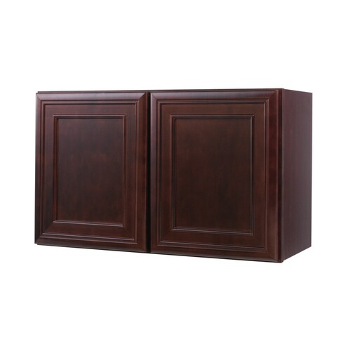 Continental Cabinets Inc 30 X 18 Merlot Wall Cabinet At Lowes Com