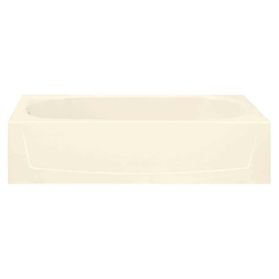Sterling 71041110-96 Vikrell Bathtub with Left-Hand Drain (Common: 29-in x 60-in; Actual: 15-in x 29-in x 60-in)