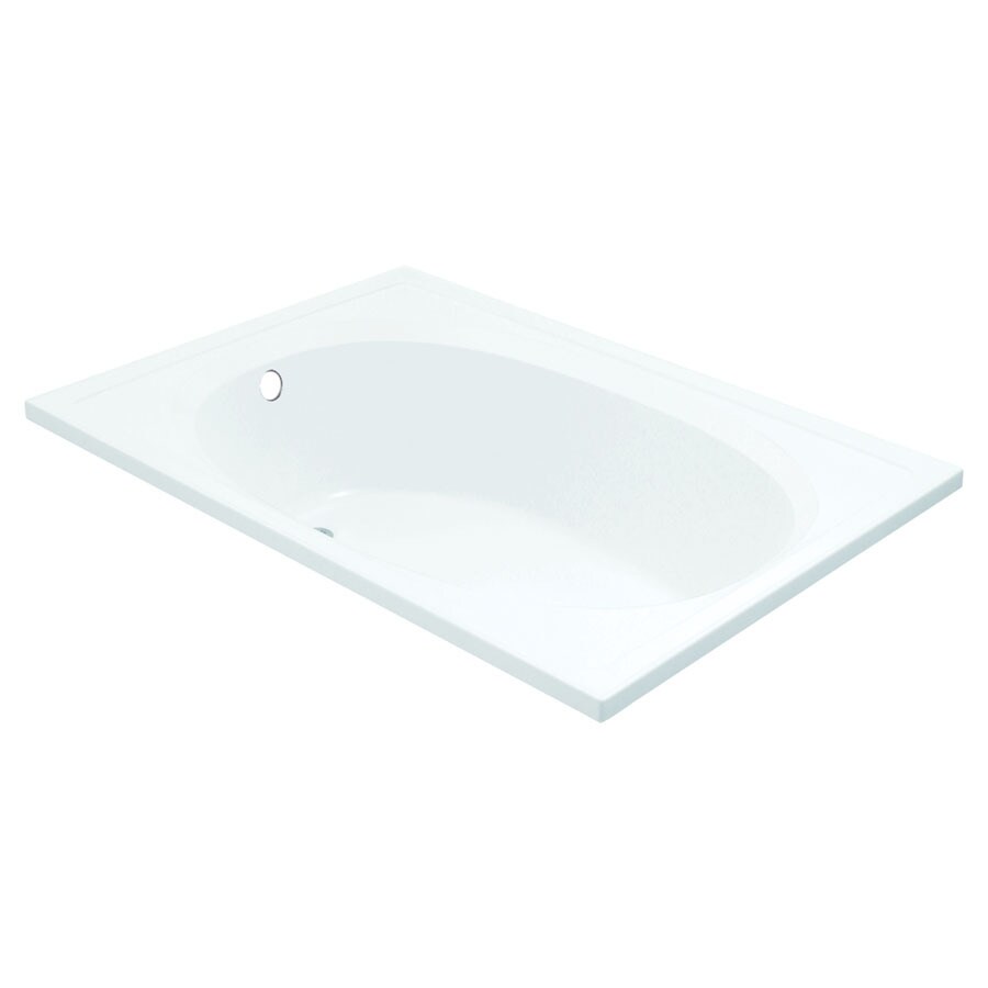 Sterling Tranquility 60-in White Vikrell Oval In Rectangle ...