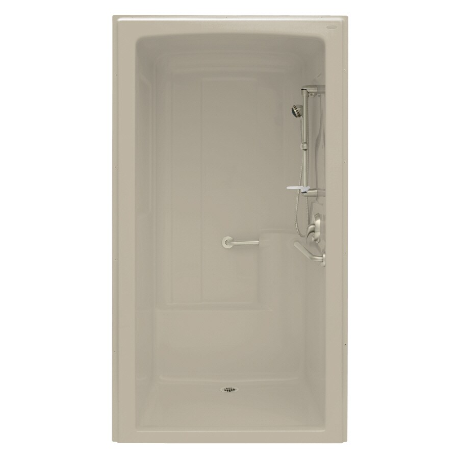 One Piece Shower Stalls Lowes / Delta White White 36 In X ...