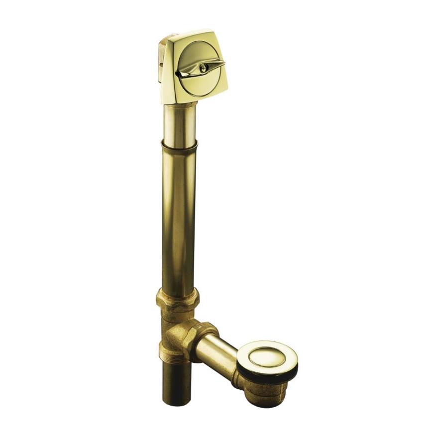 KOHLER French Gold Adjustable Pop-Up Tub Drain at Lowes.com