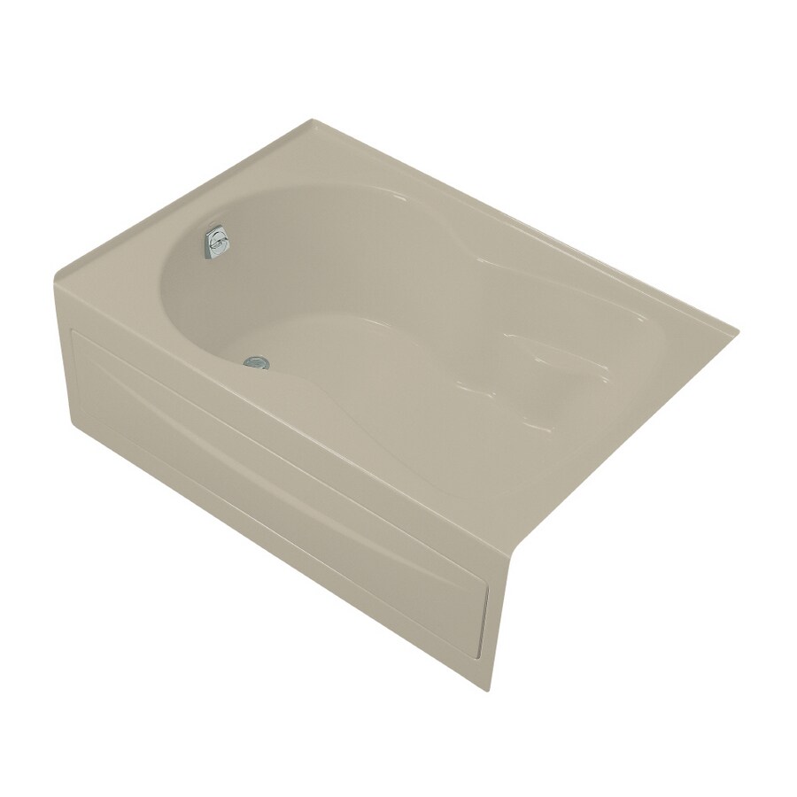 KOHLER 60" x 42" Synchrony Sandbar HourglassinRectangle Tub in the