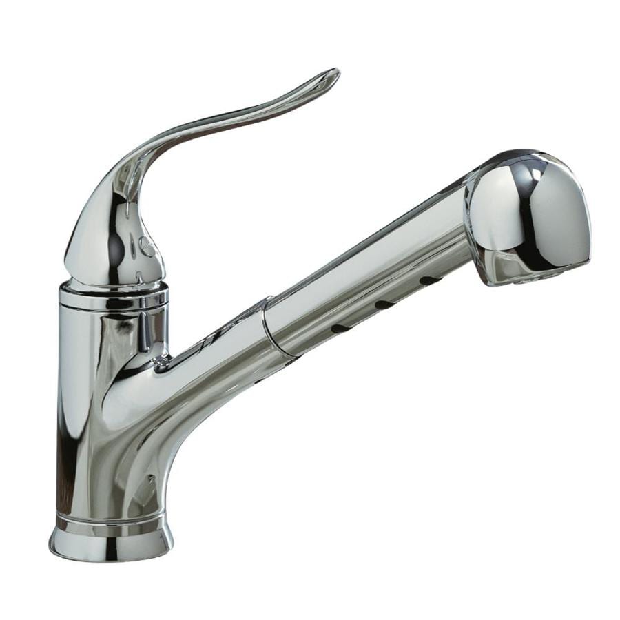 KOHLER Coralais Polished Chrome 1 Handle Pull Out Kitchen Faucet At   087206535918 