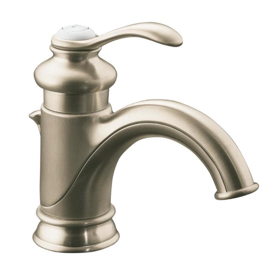 KOHLER Fairfax Vibrant Brushed Nickel 1Handle Single Hole