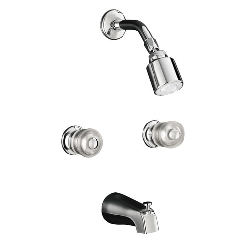 KOHLER Coralais Polished Chrome 2 Handle Bathtub And Shower Faucet Trim   087206551918xl 