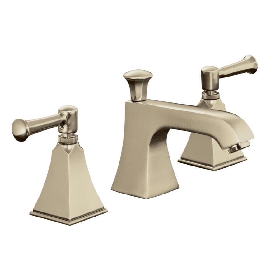 KOHLER Memoirs Vibrant Brushed Bronze 2-handle Widespread WaterSense Bathroom Sink Faucet with 