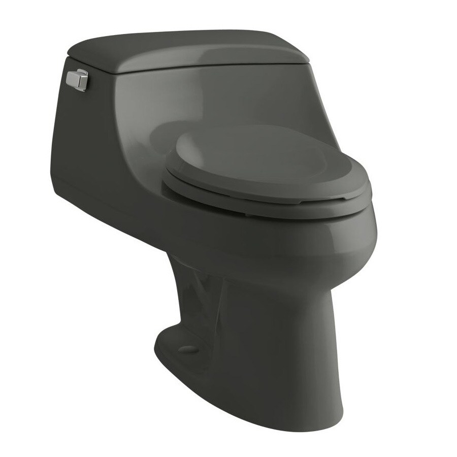 KOHLER 3466-58 Thunder Grey Rough-In Elongated Toilet