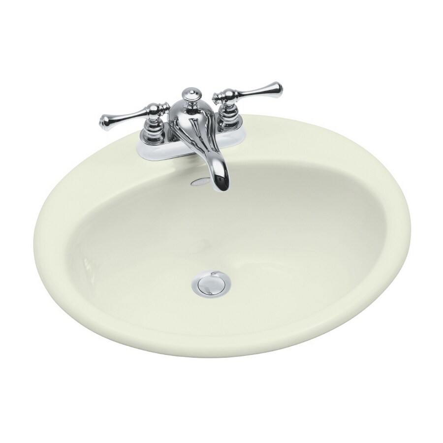 KOHLER Farmington Tea Green Cast Iron Bath Sink at