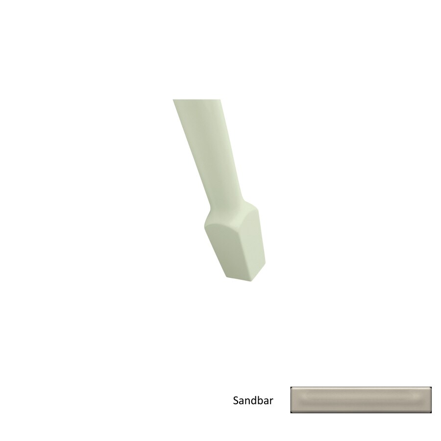 KOHLER Sandbar Fireclay Metal Table Leg at