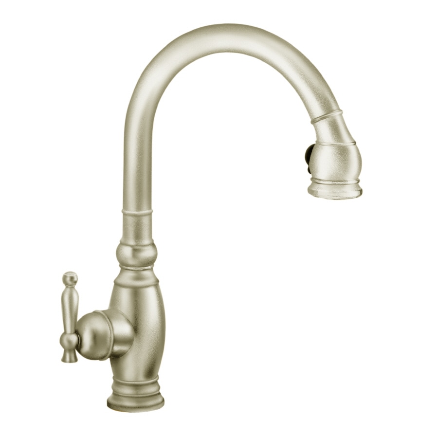 KOHLER Vinnata Vibrant Brushed Nickel 1Handle PullDown Kitchen Faucet