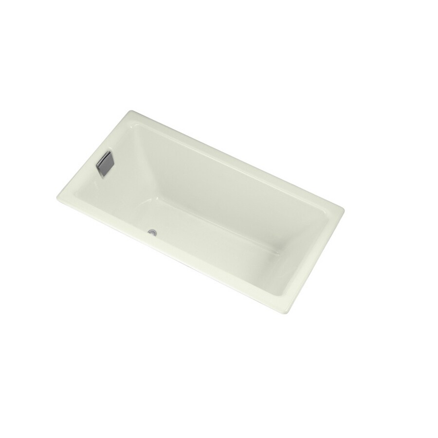KOHLER 66" x 36" TeaforTwo Tea Green Rectangular DropIn Tub in the