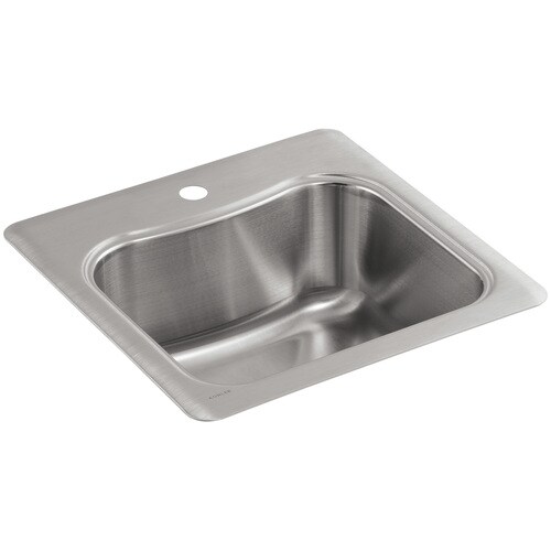 Kohler Staccato Stainless Steel Single Bowl Drop In Commercial