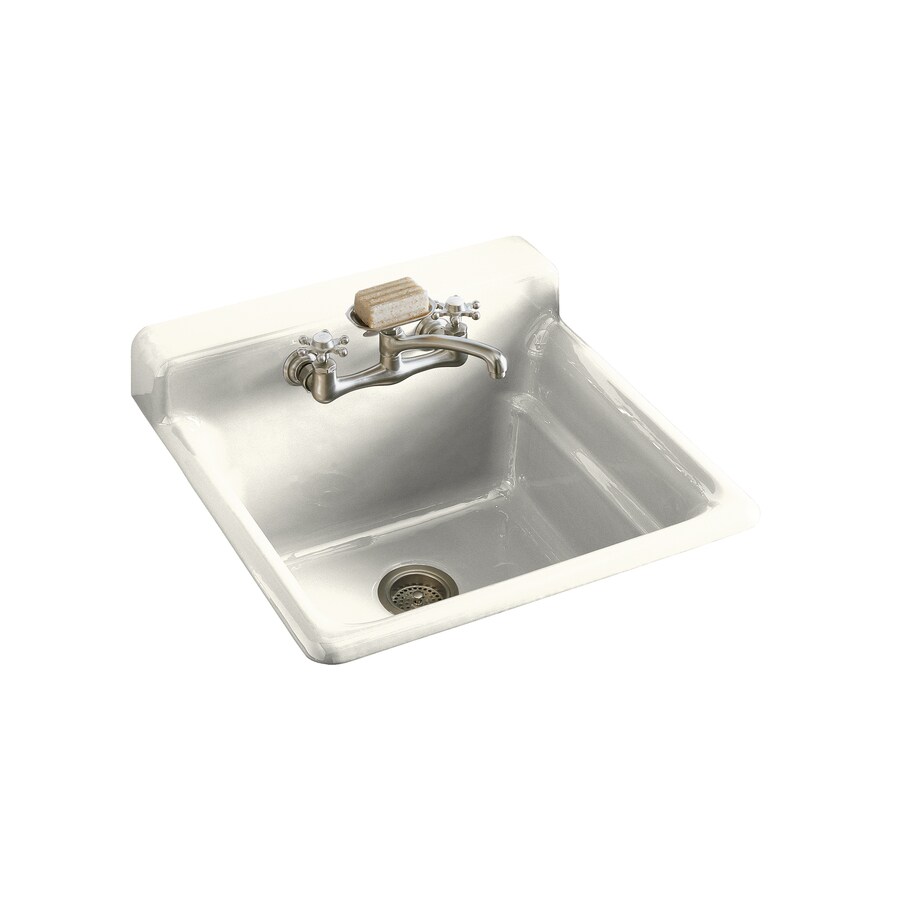 KOHLER Biscuit Cast Iron Laundry Sink at