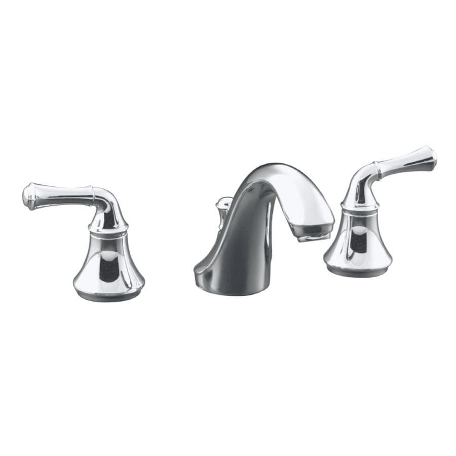 KOHLER Forte Polished Chrome 2-Handle Widespread ...