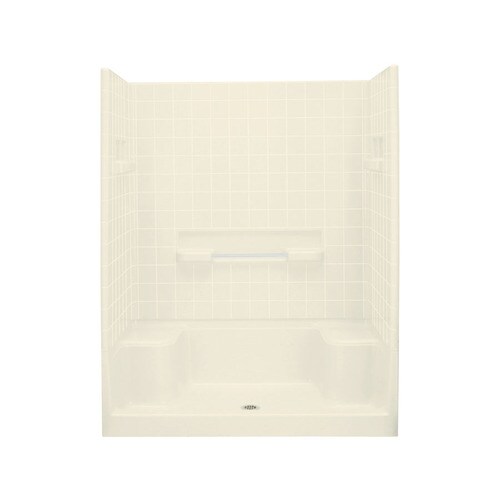 Sterling Advantage Biscuit 4Piece Alcove Shower Kit 34in x