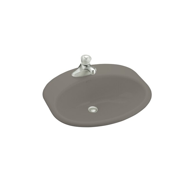 KOHLER 2929-4-K4 Providence Cashmere Cast Iron Bath Sink