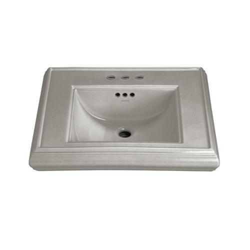 KOHLER Memoirs 22.438in H Cashmere Fire Clay Pedestal Sink Top in the