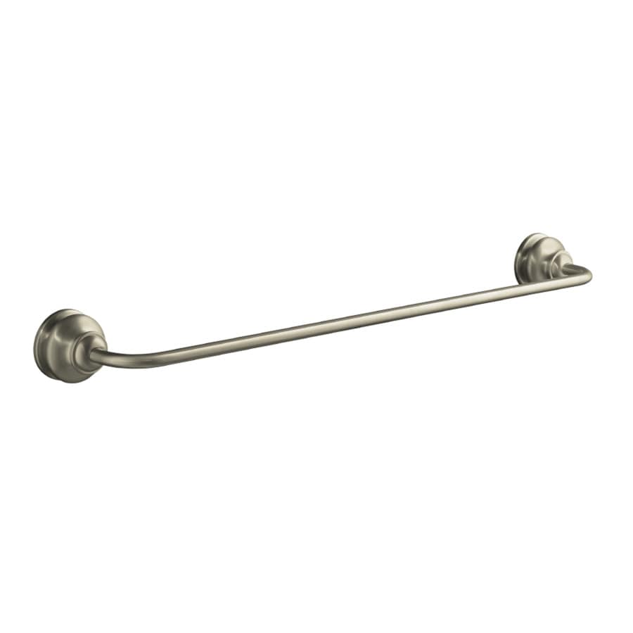 KOHLER Fairfax Vibrant Brushed Nickel Single Towel Bar