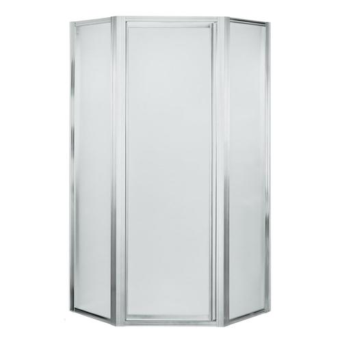 Coastal Shower Doors Legend 66 In H X 53 5 In To 55 In W Framed Pivot Matte Black Shower Door Frosted Glass In The Shower Doors Department At Lowes Com