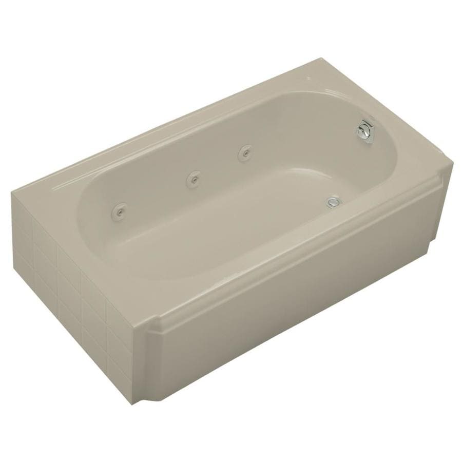 Kohler Memoirs Sandbar Cast Iron Oval In Rectangle Whirlpool Kohler Memoirs Sandbar Cast Iron Oval In Rectangle Whirlpool Tub Common 34