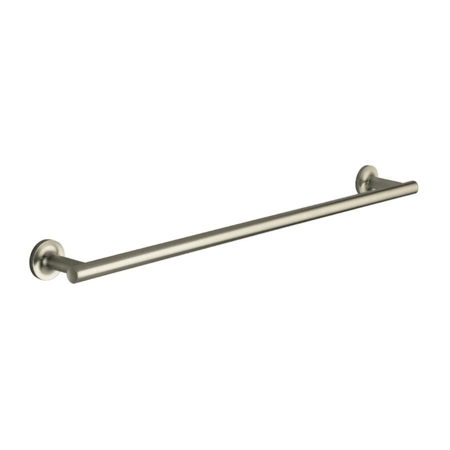 Kohler Purist 24 In Vibrant Brushed Nickel Wall Mount Single Towel