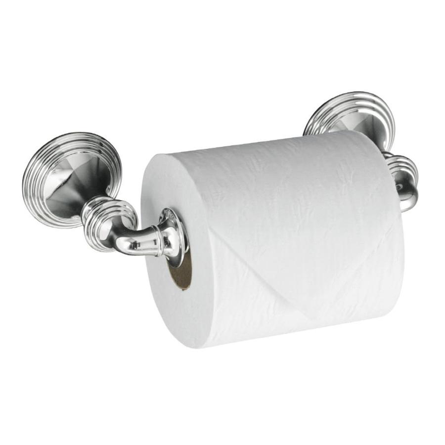 KOHLER Devonshire Polished Chrome Surface Mount Toilet Paper Holder