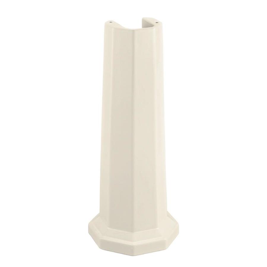 Kohler Kathryn 28 42 In H Almond Fireclay Pedestal Sink Base