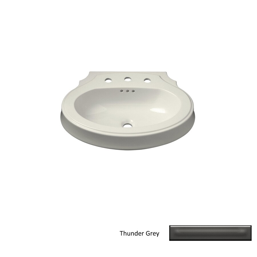 KOHLER 27in L x 20.13in W Vitreous China Pedestal Sink Top at