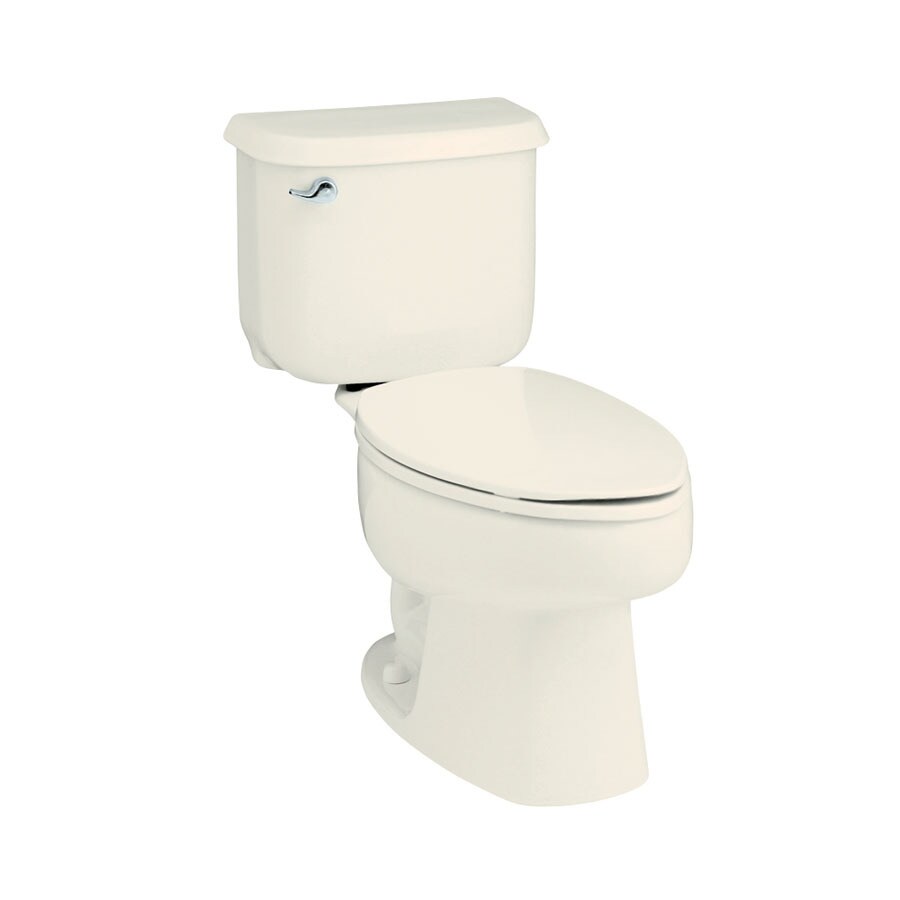 Sterling Windham Biscuit Elongated Standard Height 2piece Toilet 12in