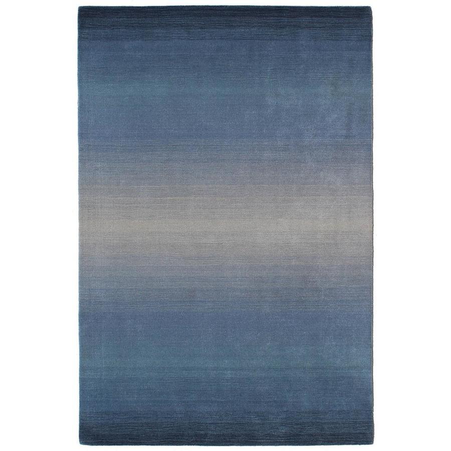 Liora Manne ARCA 8 x 10 Navy Indoor Ombre Farmhouse/Cottage Handcrafted