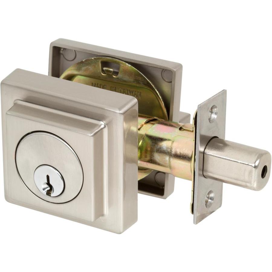 Delaney Hardware LTS Deadbolt Satin K Satin Nickel s Single Cylinder