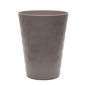 Bloem 10.98-in W x 14.06-in H Lamia Pebble Plastic Planter