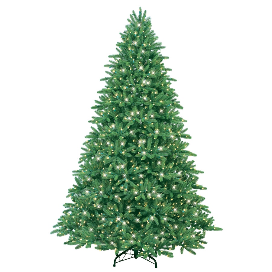 GE 71/2' Easy Shape Fraser Fir Artificial Christmas Tree with Clear