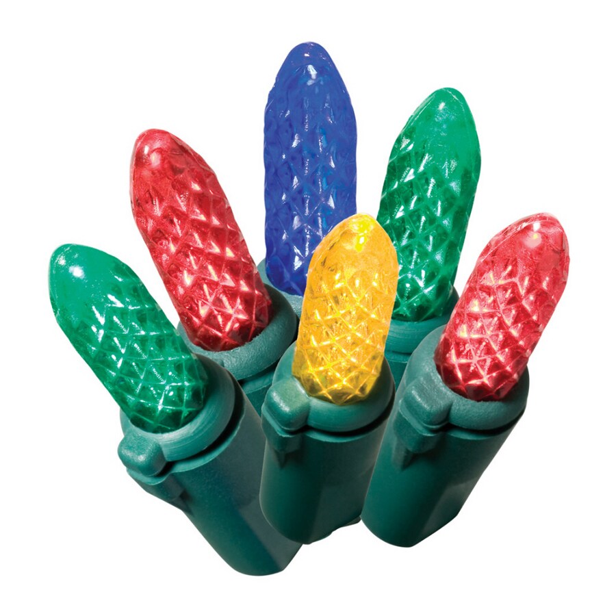 Shop GE 100-Count Multicolor LED Christmas String Lights (ENERGY STAR) at Lowes.com