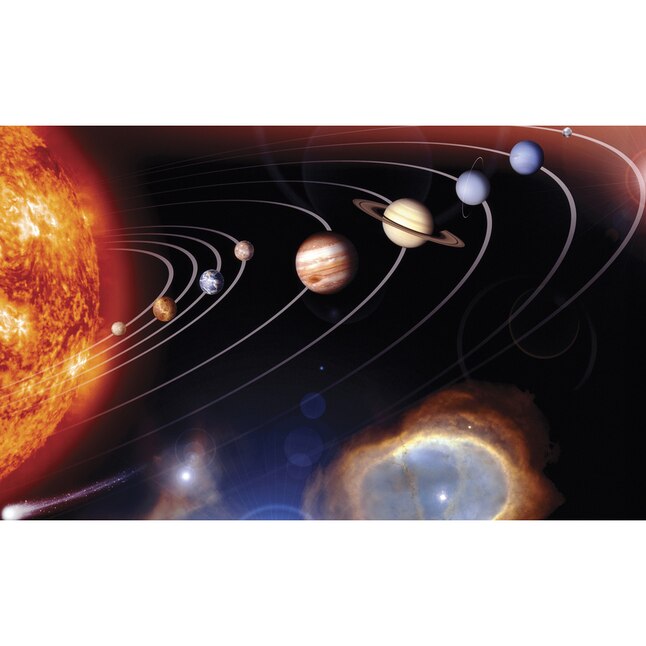 Environmental Graphics C833 Solar System Wall Mural