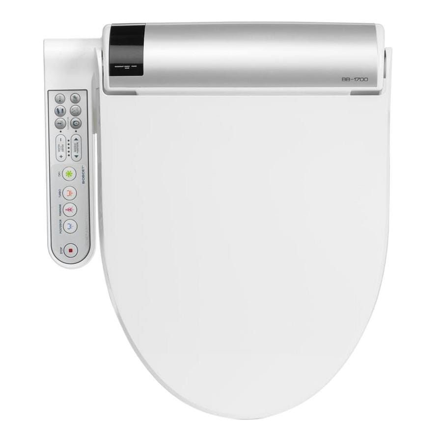 Bio Bidet Plastic Elongated SlowClose Heated Bidet Toilet Seat at