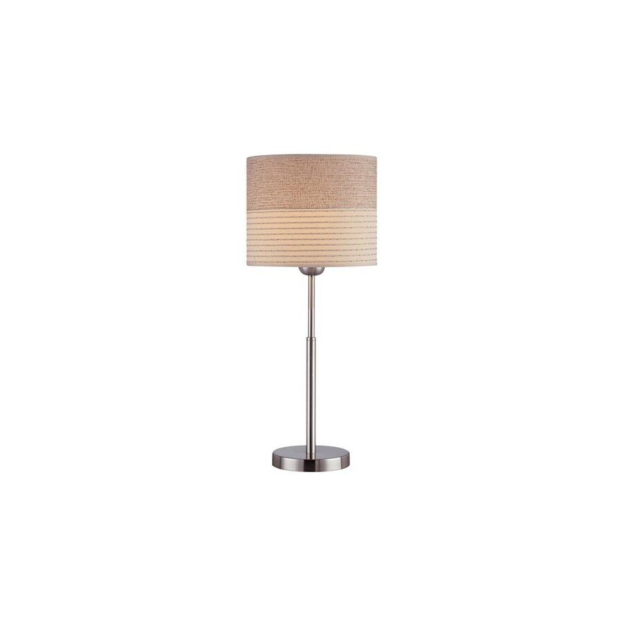Lite Source LS-20750PS 20-in Table Lamp with Fabric Shade - Thumbnail