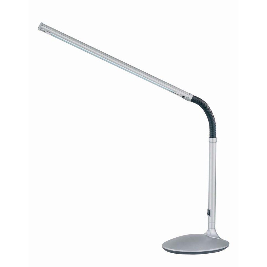 Lite Source 24 1 2 Adjustable Silver Desk Lamp At Lowes Com