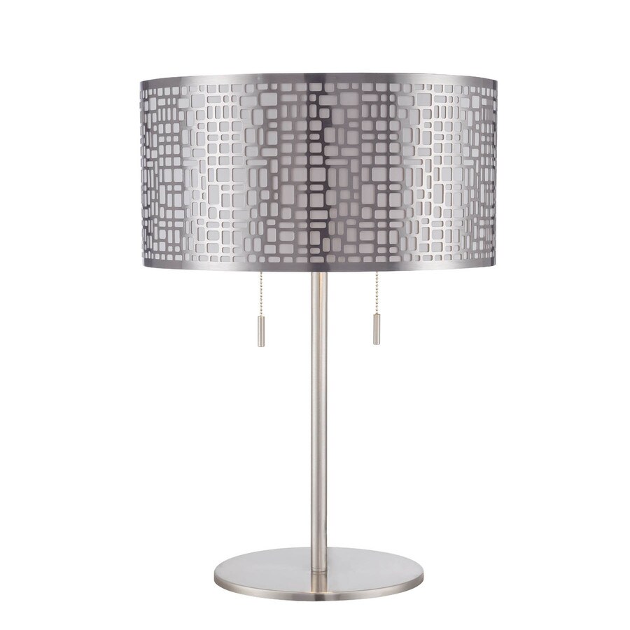 Lite Source LS-22174PS Torre 22-in Table Lamp with Metal Shade