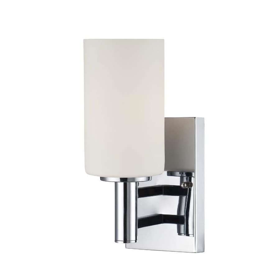 Shop Lite Source Jerrell 5-in W 1-Light Chrome Candle Wall Sconce at Lowes.com