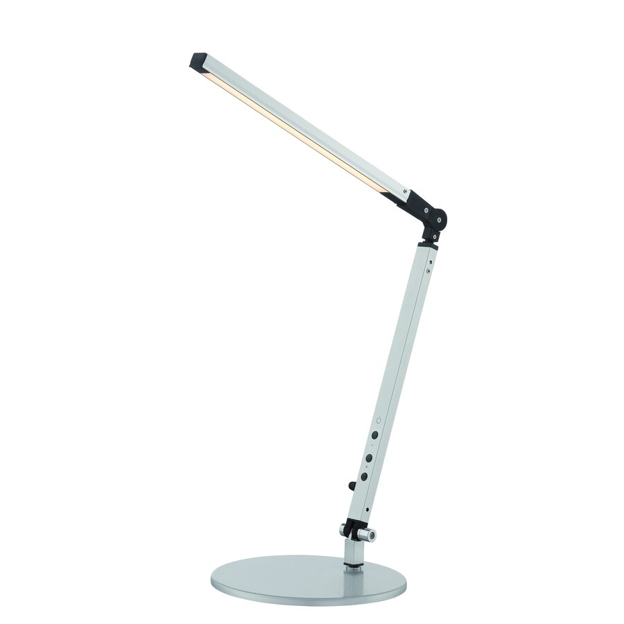 Lite Source Roddy 26 5 In Adjule Silver Led Desk Lamp