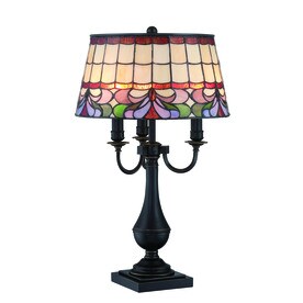 Tiffany Style Lamps Lamp Shades At Lowes Lite Source Thasos 28 In Dark Bronze Table Lamp With Tiffany Style Shade