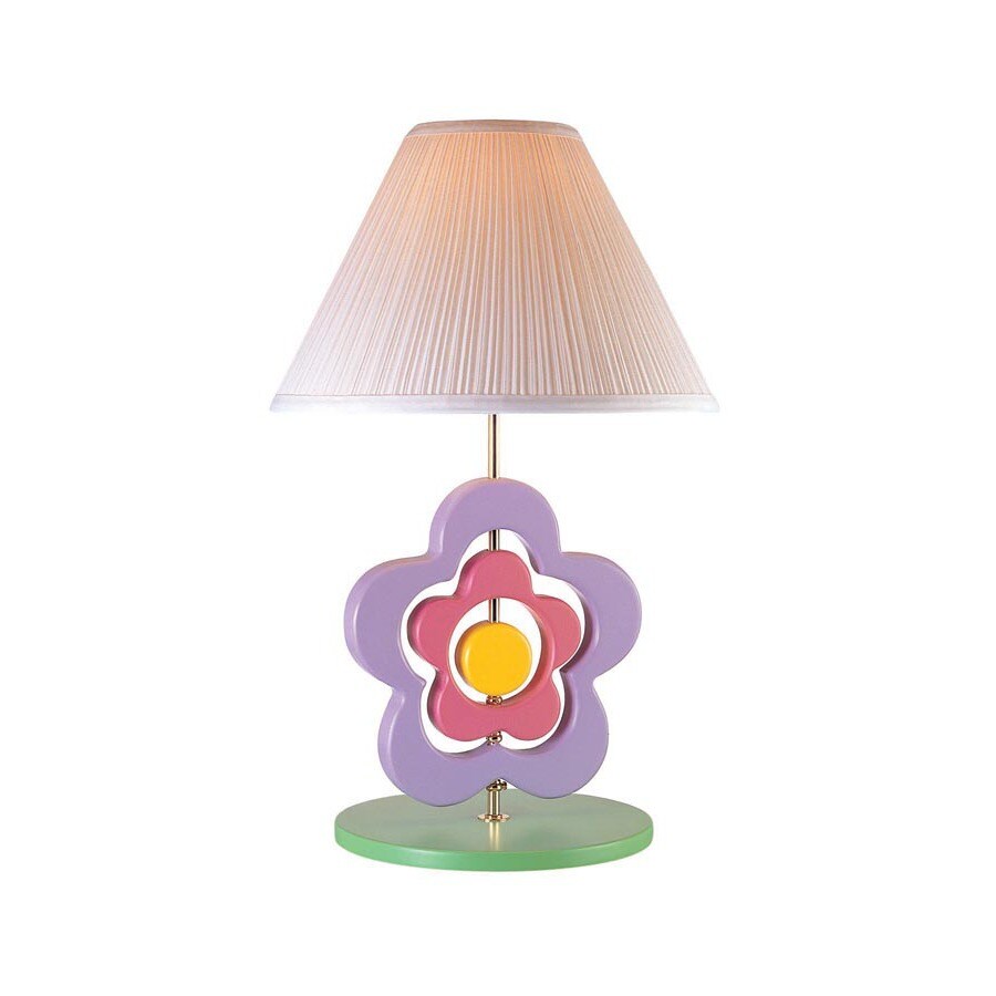 Hippie Spinning Flower Lamp Pastel E27, Spinning Table Lamp